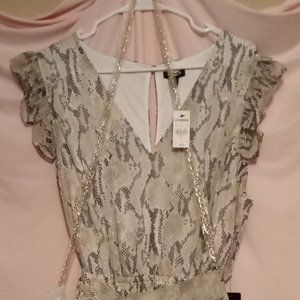 Express Snakeskin Dress Size XL